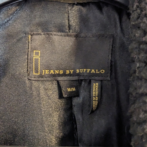 BUFFALO Olive Moto Jacket, Size M - Picture 5 of 5
